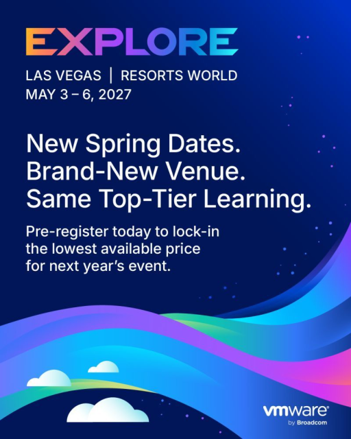 DonLowYH's tweet photo. Next year, the flagship event takes place May 3 – 6 at Resorts World Las Vegas. Join your peers to simplify your cloud, architect your future, and lock in the best rate early. Pre-register before Sep. 30, 2026 &amp; SAVE an extra $100 off your Full Event Pass: https://t.co/K6WBttqjyO https://t.co/MDTiapIq4O