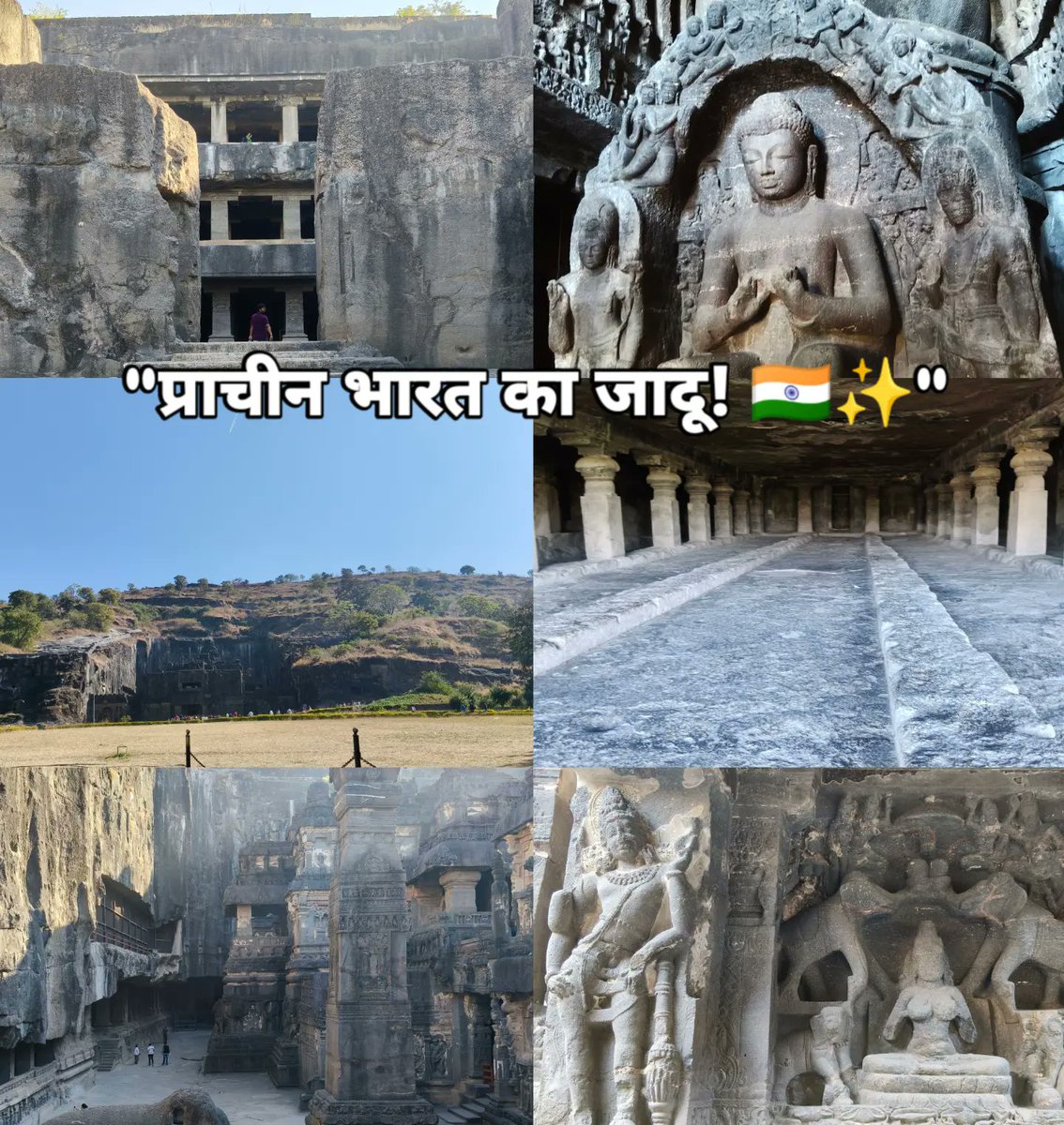 NickySimon8p's tweet photo. An immortal history carved in stone... Ellora Caves: Where every corner tells a story
Ellora Caves, Maharashtra https://t.co/9JWOEfAr8K