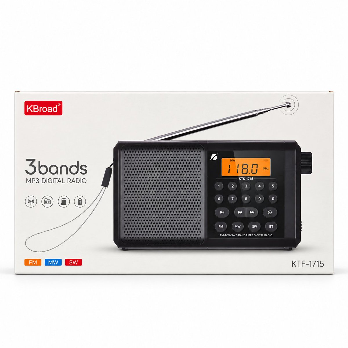 bayindirelk's tweet photo. Ultratekno KTF-1715 – Dijital FM/MW/SW Bluetooth Radyo
sayısal frekans girişi, Type-C şarj ve dahili 18650 Li-ion batarya. Kompakt, taşınabilir ve çok yönlü.
#UltraTekno #KTF1715 #DijitalRadyo #BluetoothRadyo #FMRadyo #SWRadyo #TaşınabilirRadyo #TypeC #KampRadyosu #tera https://t.co/H6VJLl5Svx