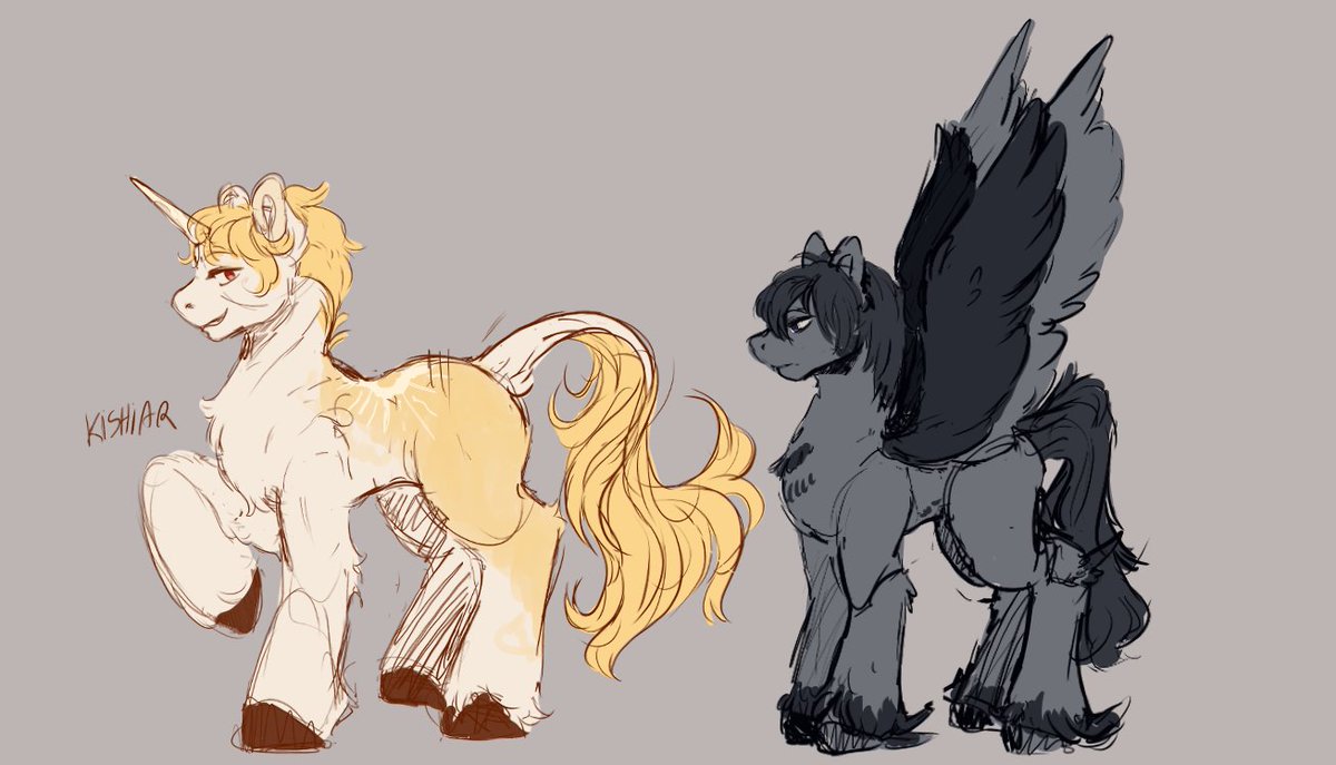 x_d4rcy_x's tweet photo. Hi, I'm obsessed with turning lately, and since my humans are horrible (but I still want to draw them), I design Kishiyu as ponys, and now I have a mini AU help

#Turning #kishiyu #터닝 https://t.co/6Nt7uCljj9