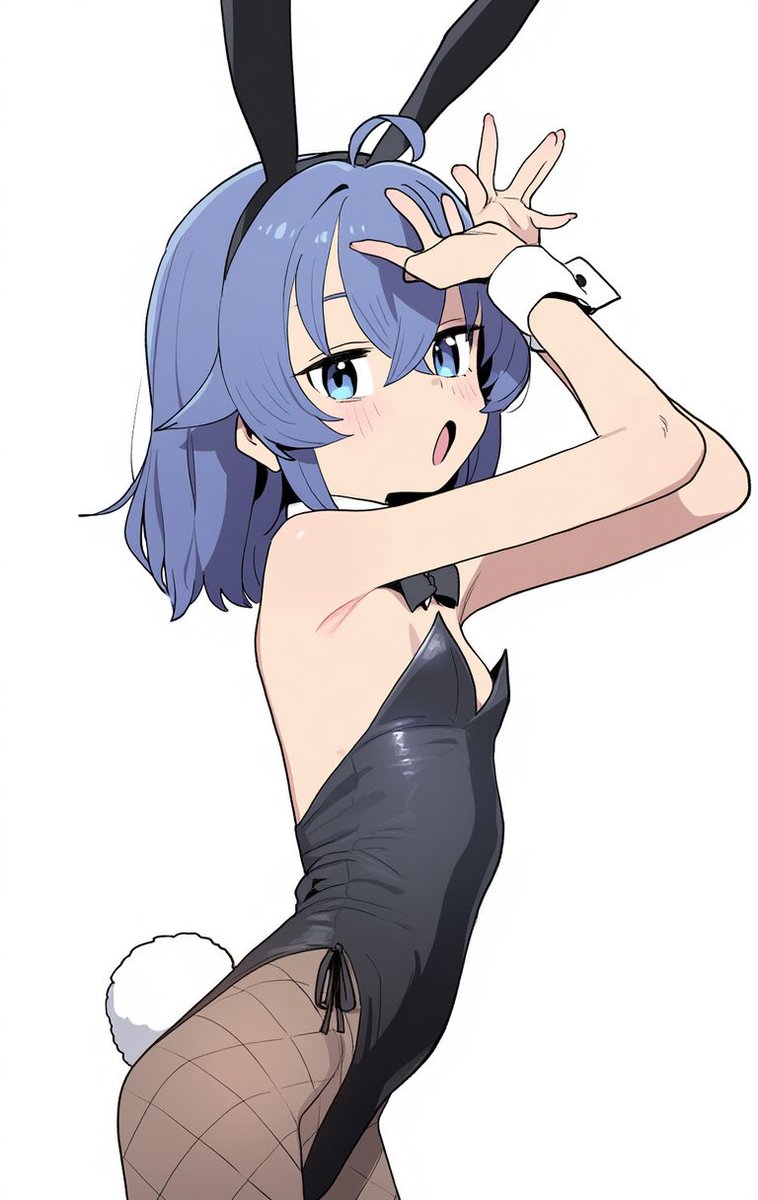 K9999Yamaha's tweet photo. Linda Roxy con su cabello corto 💙🖤🐰
#無職転生 #JoblessReincarnation• Mushoku Tensei https://t.co/GJkRxU4TCe