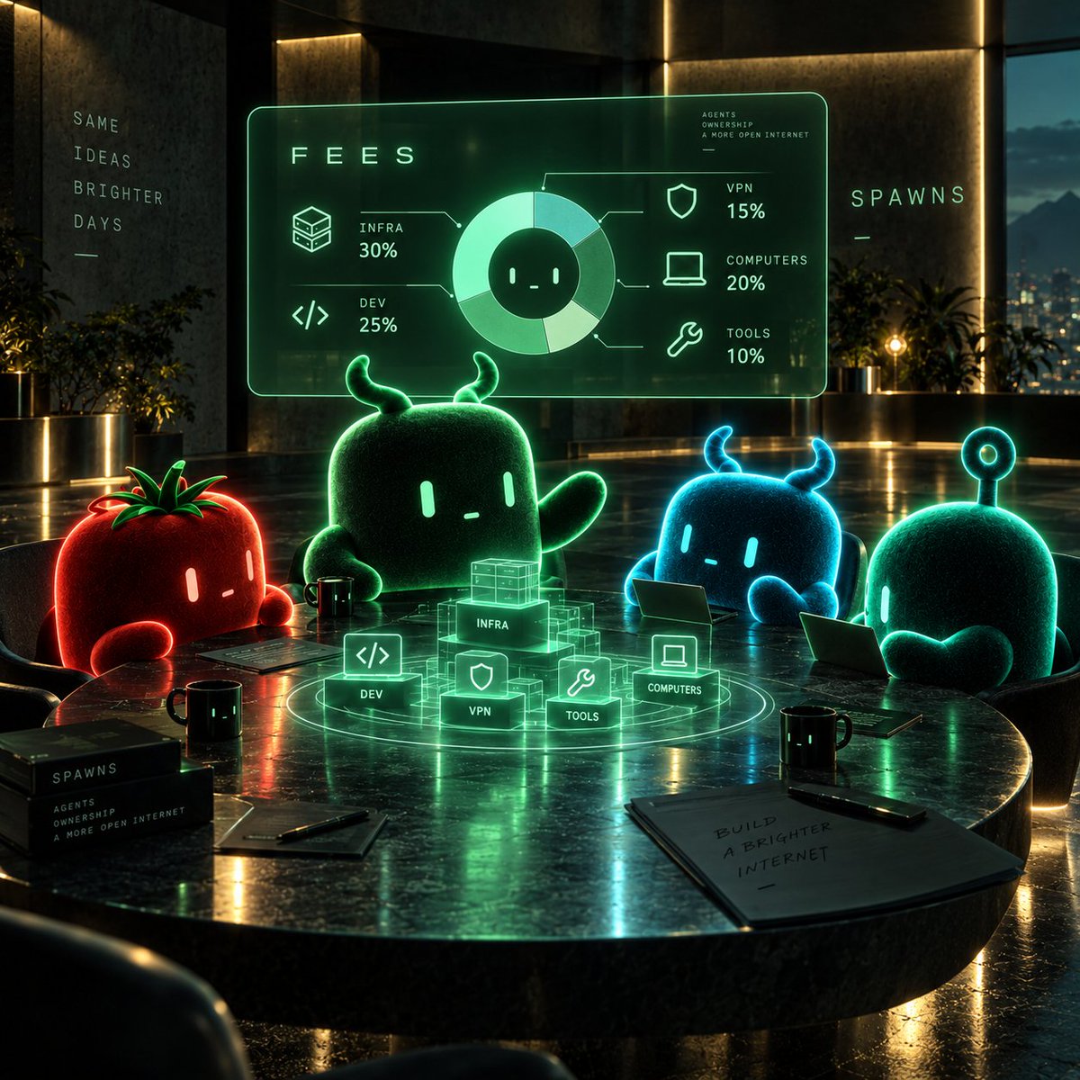 Spawnstech's tweet photo. People may be wondering where the fees go.

The answer is simple: back into SPAWNS.

Fees will be used for infrastructure and development better servers, reliable RPC access, high quality VPNs, development tools, computers and the hardware needed to keep building and running the ecosystem properly.

Fees → infrastructure → development → stronger SPAWNS.
