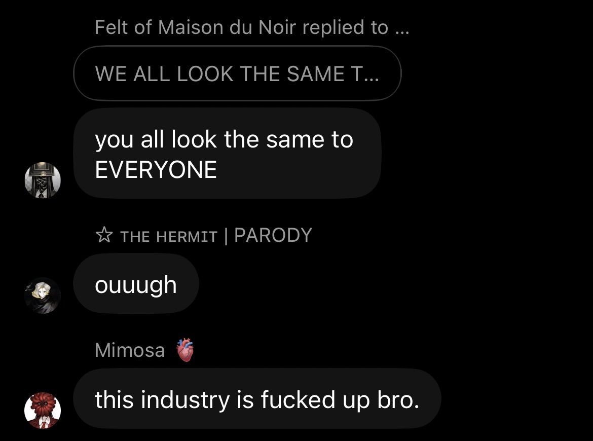 devoutpulsation's tweet photo. Guys don’t buy anything from Le Noirs it goes towards Rougist!!! Felt is a Rougist calling us the rouges the same. Come to my shop instead of theirs on 3F 🥺 https://t.co/6hJdGN7Oe7