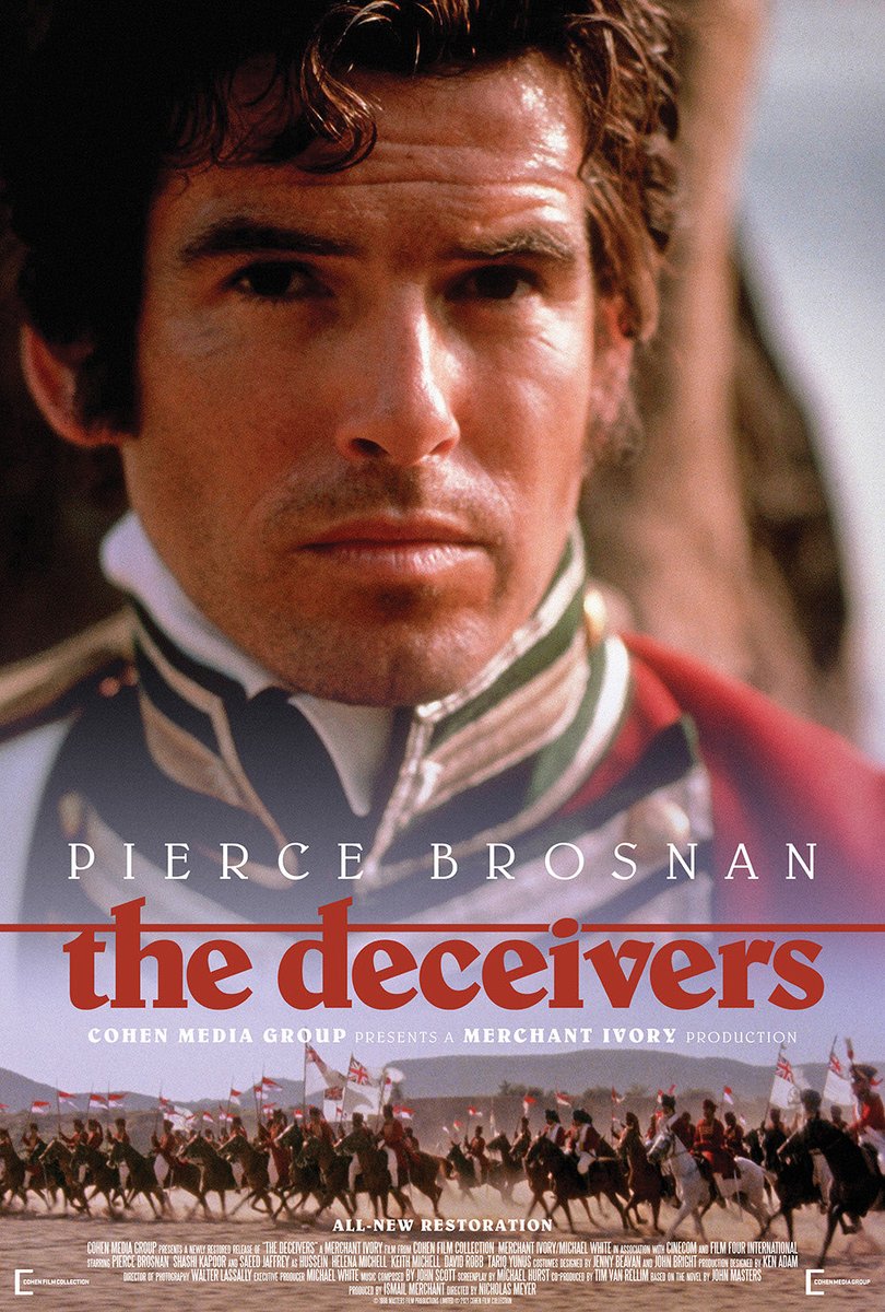 Gronstiny's tweet photo. Pierce Brosnan does brown face to infiltrate an Indian murder cult.
10/10 https://t.co/g4db2cSrrt