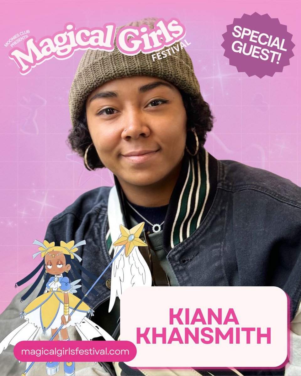 kianamaiart's tweet photo. reminder that i’ll be in brooklyn, ny next week for magical girls festival! we’ll be screening the first episode along with other mg indie projects and i’ll be signing at the same table as christine marie cabanos (va for madoka and hoshi)! https://t.co/AVsFTN8hMI