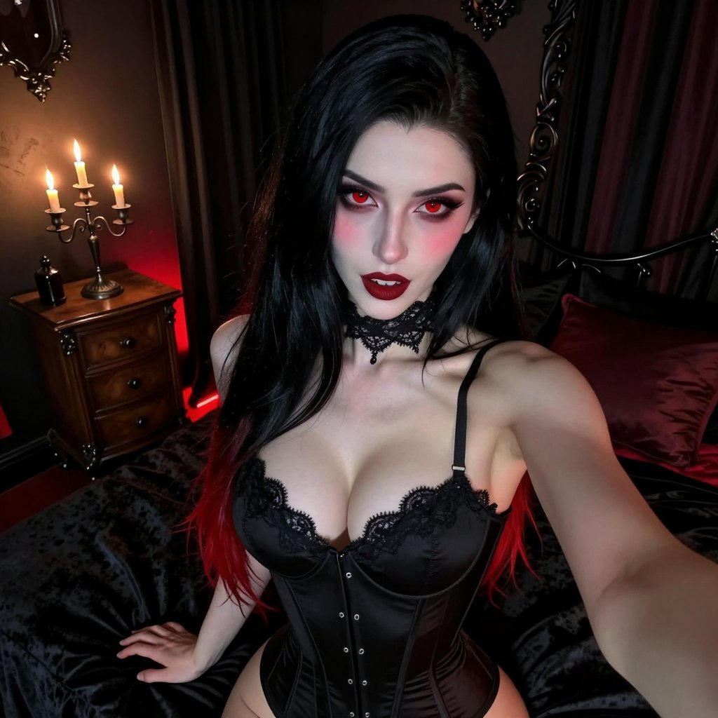 Nyx_Shadow_'s tweet photo. Midnight looks better on me. 🌙🖤

#VampireGirl #GothAesthetic #NightLife https://t.co/5RCf22lpVS