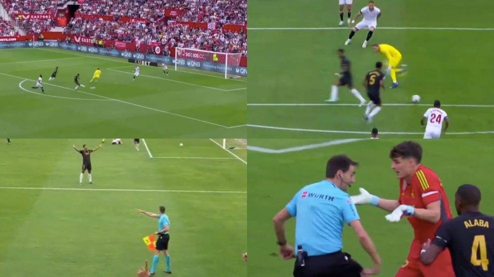 Paul_Tenorio's tweet photo. En el Pizjuán, DeBurgos cortó sospechosa e irregularmente una contra del Madrid q acabó en gol.
Hoy ante el Barça, Mtnez Munuera se lo hace al Sevilla.
Casualmente el Madrid es el perjudicado y la Barça, la favorecida.
Y curiosamente, DeBurgos y Mtnez Munuera son internacionales https://t.co/51d5fSdXEa