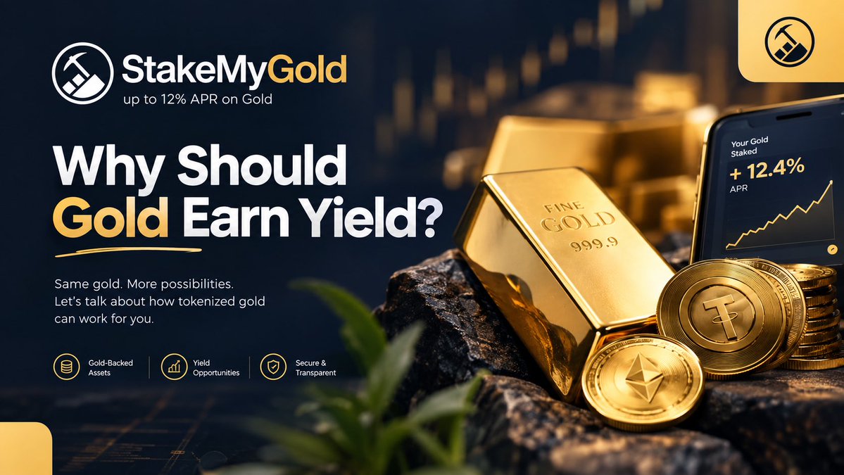 Octa_Sphere's tweet photo. Gold has survived thousands of years.

Wars.

Inflation.

Market crashes.

Currency failures.

But there is one thing gold has never been particularly good at: 𝗲𝗮𝗿𝗻𝗶𝗻𝗴 𝘄𝗵𝗶𝗹𝗲 𝘆𝗼𝘂 𝗵𝗼𝗹𝗱 𝗶𝘁.

You buy it.

You store it.

You wait.

And that used to be enough.

But what happens when gold becomes an onchain asset?

𝗧𝗵𝗮𝘁’𝘀 𝘄𝗵𝗲𝗿𝗲 @stakemygold 𝗴𝗲𝘁𝘀 𝗶𝗻𝘁����𝗿𝗲𝘀𝘁𝗶𝗻𝗴. 🧵

#StakeMyGold #GGBR #ThreadContest01