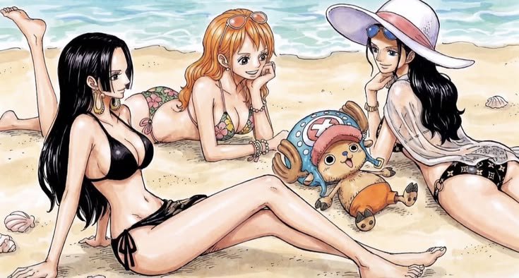 DoubleWmedia's tweet photo. Big three of One Piece https://t.co/qg00Gp1zcq