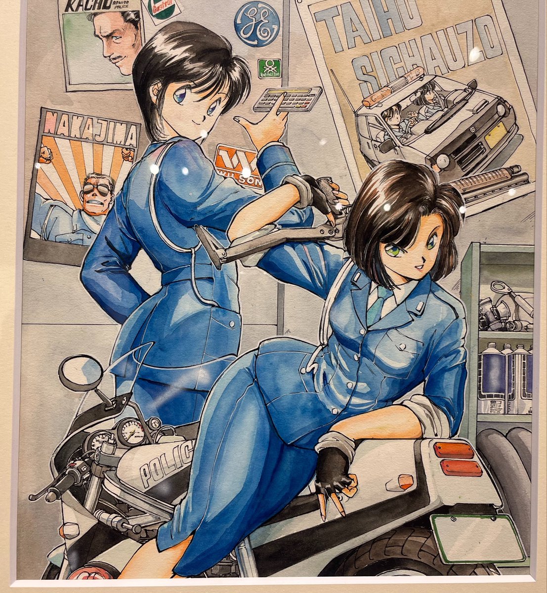TheOtaking's tweet photo. You're Under Arrest - Kosuke Fujishima - 1986/1992 https://t.co/OrmEjGHiqJ