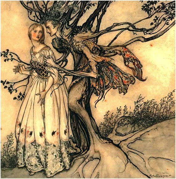 paulinepark's tweet photo. #ArthurRackham was born #OnThisDay in 1867; one of the leading figures of the golden age of British book illustration, he created brilliant #illustrations of the #Grimmsmärchen #fairytales, including this of "Die Alte im Wald":

https://t.co/RLmNsxyIBM
https://t.co/si0uKKO9mJ https://t.co/cF789oA8ZP