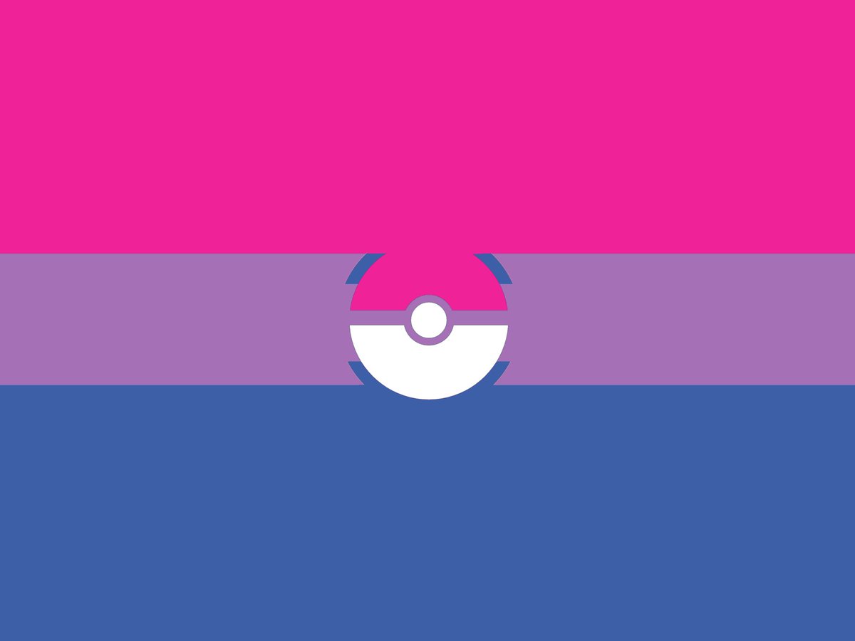 homebxnny's tweet photo. made a bisexual flag for bisexuals who like pokemon 

i really like how this turned out https://t.co/tU7kc5oHGK