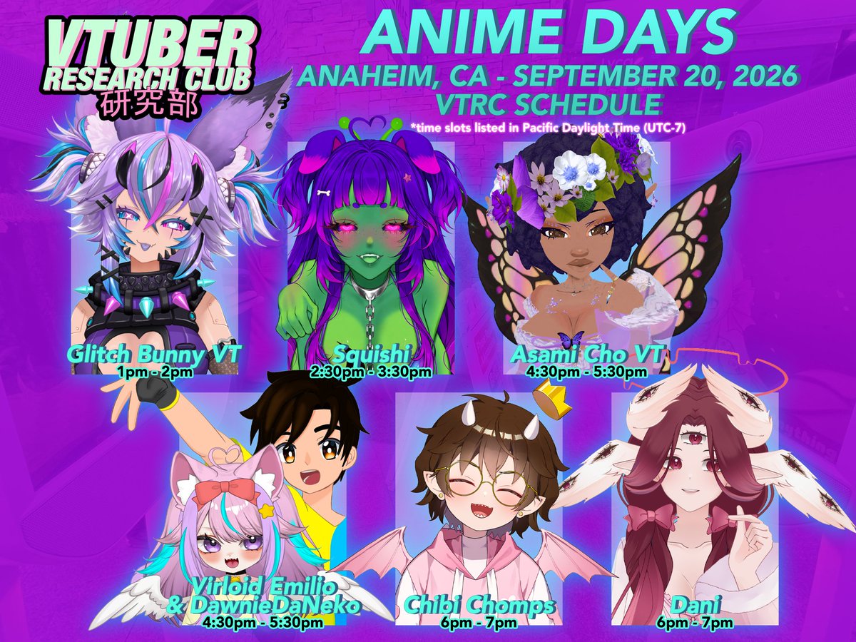 AsamiChoVT's tweet photo. Butterfly Kisses! We are once again fluttering our wings at another con. ๐ฆโจ
I will be at Anime Days Tomorrow at 4:30pm PDT. You most likely will find me looking for figures๐ Come say Hi if you see me around. Dont be shy
#Asamichronicles #VTRC #Blackvtuber https://t.co/BkVOBQwZuJ