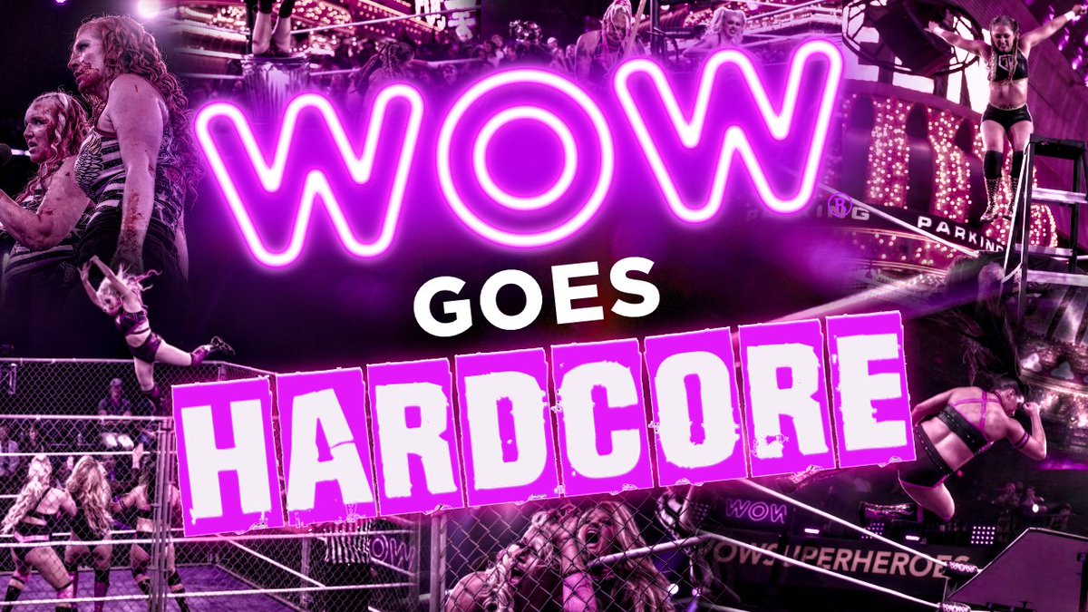 wowsuperheroes's tweet photo. We woke up and chose violence 😈

Dog food. Dog collars. A Street Fight. A Steel Cage. A Full Metal Massacre and one bonus brawl!

WOW Goes Hardcore premieres TODAY at 6 PM PT exclusively on YouTube!

Be there. ⛓️🔥
https://t.co/Jeg1HU6ssC https://t.co/aYixbl4YTc