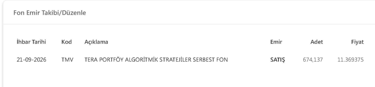 E9EMEN's tweet photo. @Barslan1 @tahtanotlari Eminiz dimi? 

Konu hakkında Cimer'den SPK'ya konuyu ilettim.

Çünkü tüm fon satış emirlrm aynı tarih ve saatte verdik, bir tek #TMV fonu PBLK yerine SERB statüsünde.  

MKK yansımış emir zaten. Tera uygulamasında da Emir kısmında Satışda "Bekleme" de. Ancak statü emin olamadım. https://t.co/7KdqLsOAlU