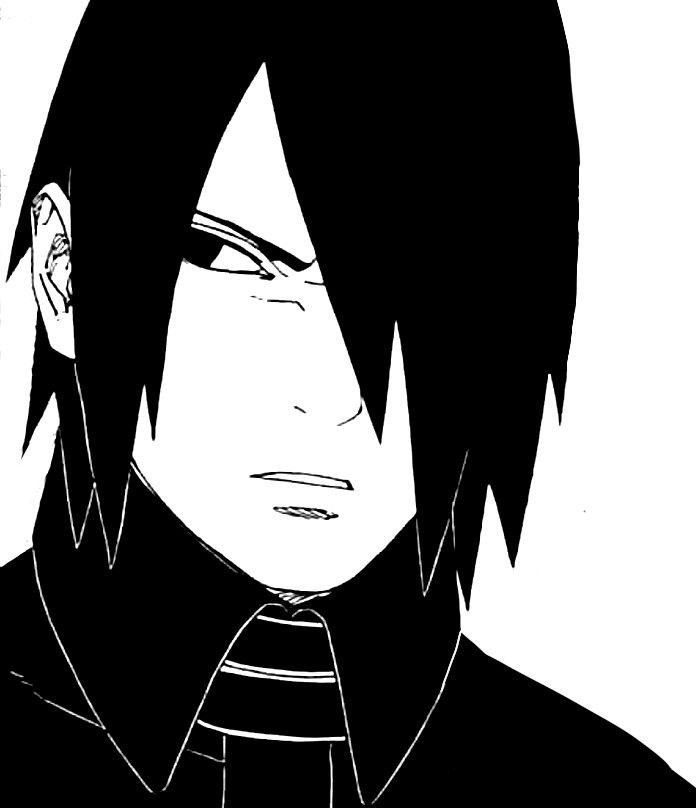 Stary2704206's tweet photo. Li que falam que o Sasuke 
tem doe eyes...

Até abri o mangá pq comecei a duvidar até se o céu era azul, pq eu tenho certeza que o Sasuke tem olho pequenos e repuxados.

Os olhos do Sasuke são pequenos justamente para causar > constrate < visual nos olhos do Naruto. https://t.co/xfvL7CAsvY
