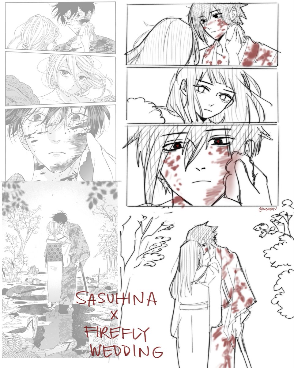 wonixiv's tweet photo. manga redraw of the panels that hooked me in 😭

#sasuhina x firefly wedding also please read firefly wedding!!!!! but ummm maybe not if you dont wanna cry lol https://t.co/oIVymQrA3S