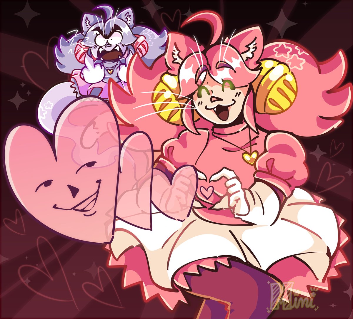miniiinebulaee's tweet photo. MEW MEW MAGIC! ♡

#DELTARUNE #pinkdeltarune https://t.co/RJUSCa45o3