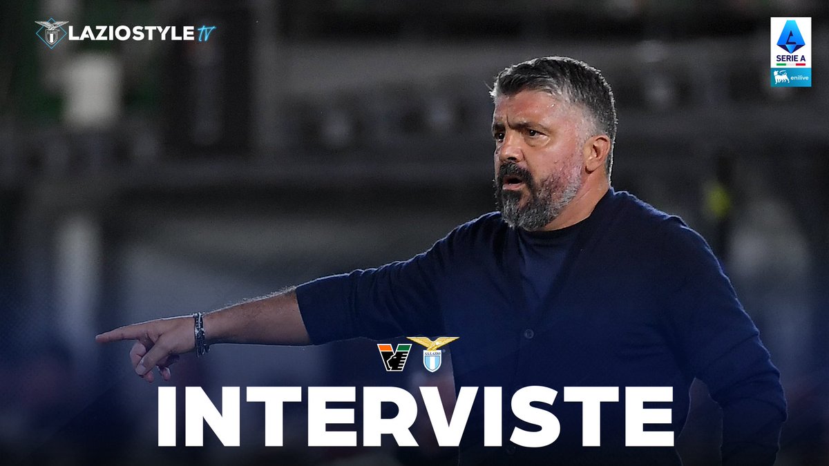OfficialSSLazio's tweet photo. 🎙️ Le interviste post #VeneziaLazio

🔹 Mister Gattuso
🔹 Noslin
🔹 Mandas 

🗣️➡️ https://t.co/78kGADdKic https://t.co/NMCNHYnX5A