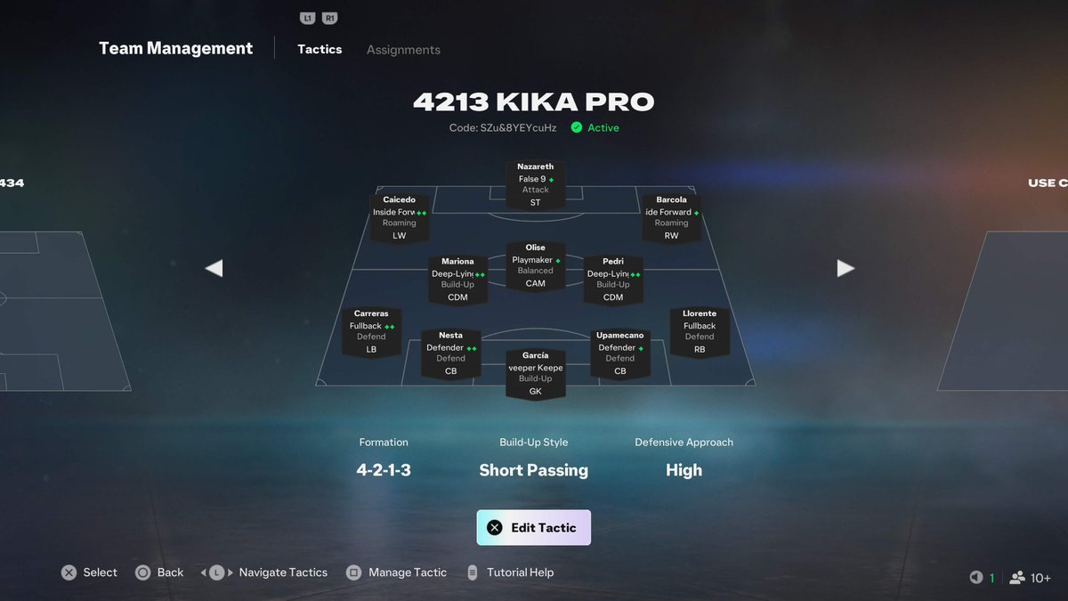 ElsaSolangeJR's tweet photo. 4213 MIGHT ACTUALLY BE BACK 🤫🤫🤫

PROS : 

ATTACK LIKE A NARROW - INSANE TIKI TAKA
COUNTERS ARE INSANE 
NOT HARD TO BUILD UP

CONS : 

NO LM/RM TO HELP YOU DEFEND

Just got div 4 with this ✅

https://t.co/5Q6rgOSUsA https://t.co/BytxsDZAMC