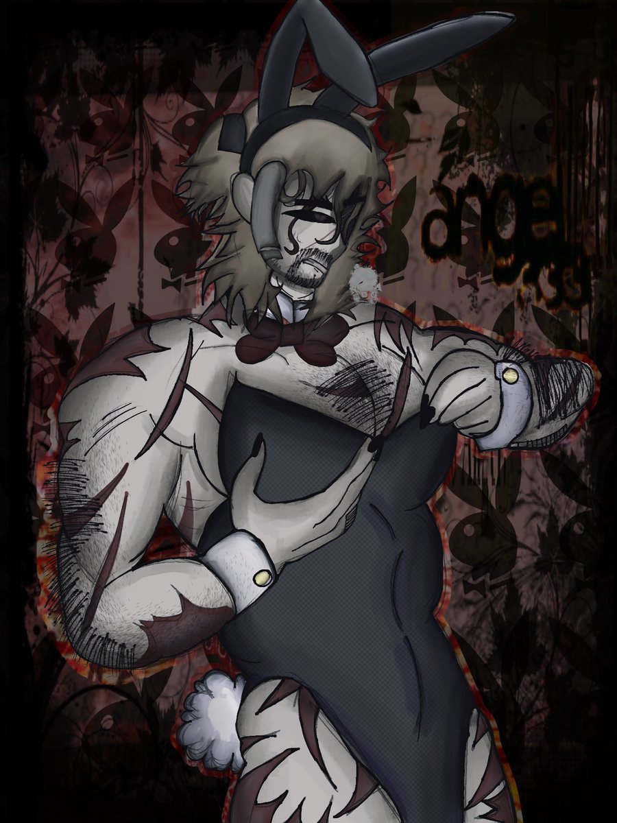 alwda_y5592's tweet photo. L draw my OC Zane to Russian art style of bunny suit and l love it he’s so cool btw 𓍢ִ໋₊˚ʚ  ₊˚✧ ﾟ. ✧˚ ༘ ⋆｡♡˚ ˚ʚ❤︎⁠ɞ˚ ₊˚⊹ ᰔ (՞ټ՞) #art #russianart #ocs https://t.co/eJ51kxRaSL