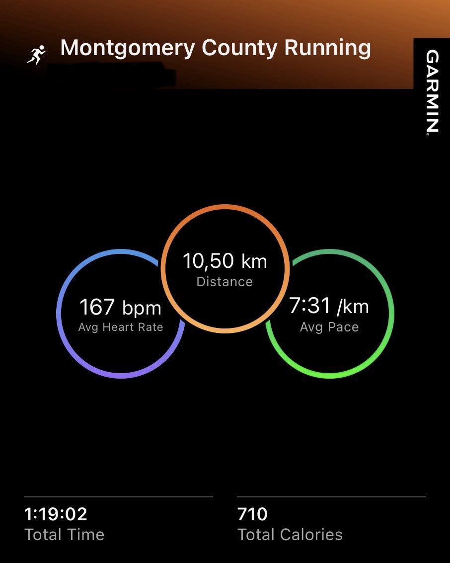 CarolinePule's tweet photo. #FitnessFanatic 🏋🏼‍♀️🏃‍♀️🚴‍♀️❤️ A very a good productive week of training, 1. 11km tempo run on Tuesday 2. Wednesday 27km outdoor cycling 3. Thursday 4km Run and 55 min Cardio 4. Friday 10.5km easy slow Run.🙏😎
.
.
.

#RunWithCP #PassionateRunner #beadyesterday
#progress #limitless https://t.co/GlFyWr3IGf