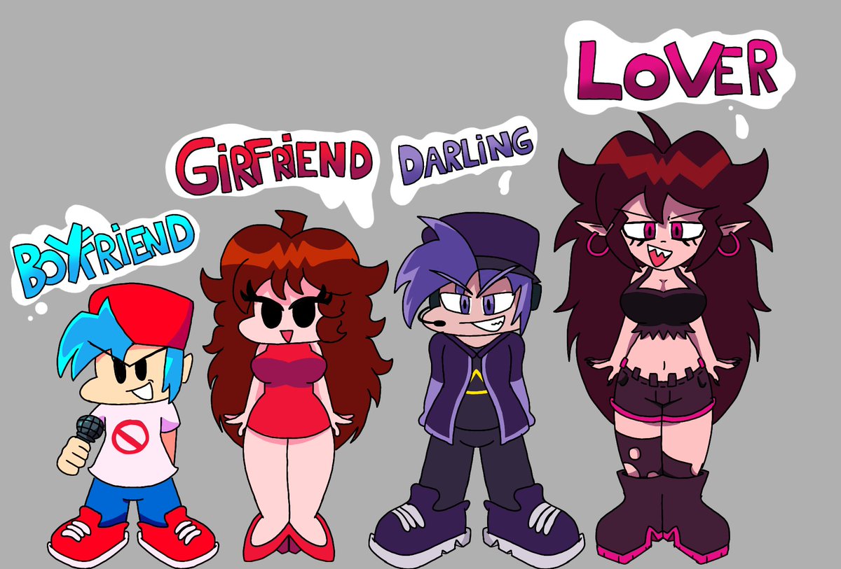 TheDrawingDraws's tweet photo. Les hice un Wario y Waluigi a Bf y a Gf https://t.co/nEmCl8V722