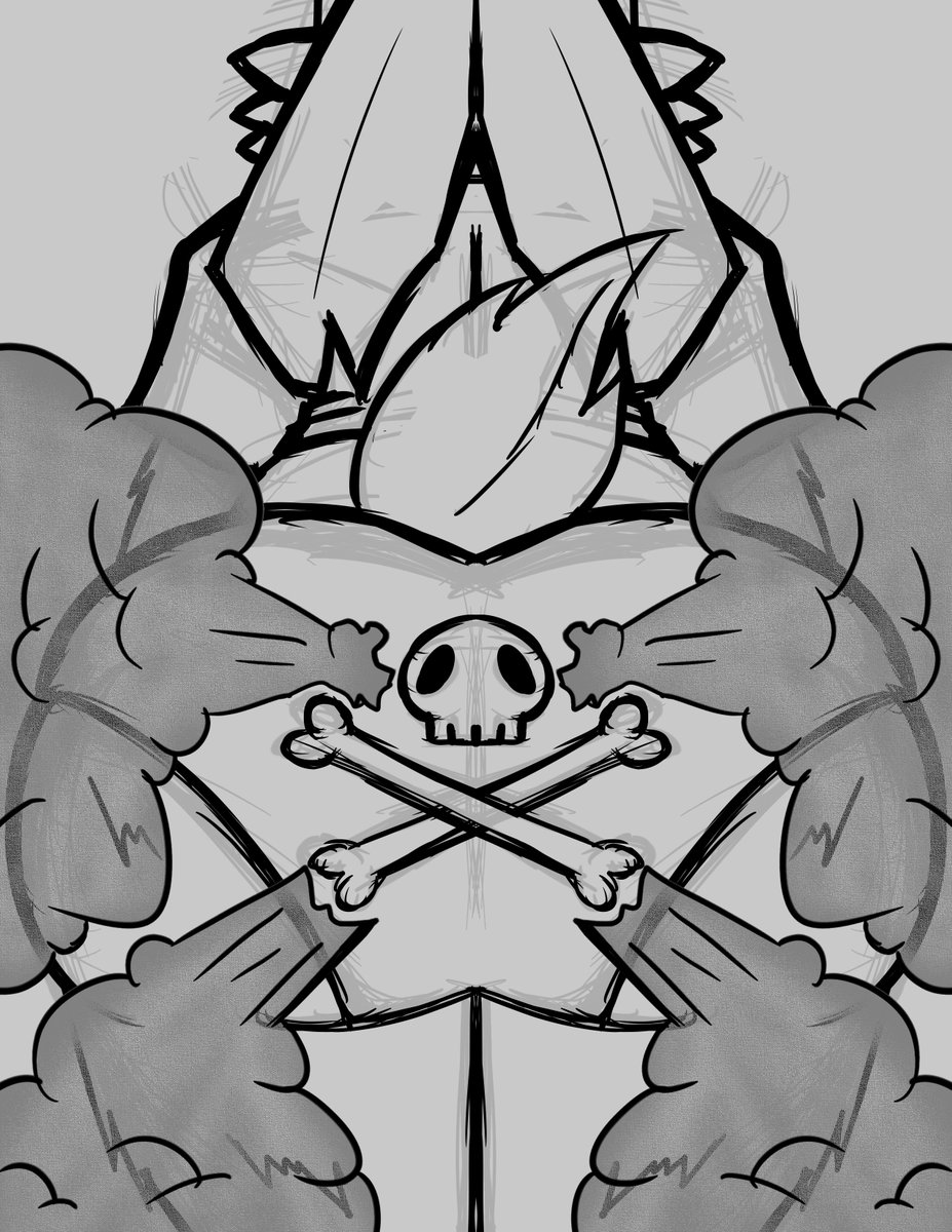PistachioStash's tweet photo. Guess what? Chicken butt n stink. Anonymous sketch comm done for a friend https://t.co/1UyX4Oz8VQ
