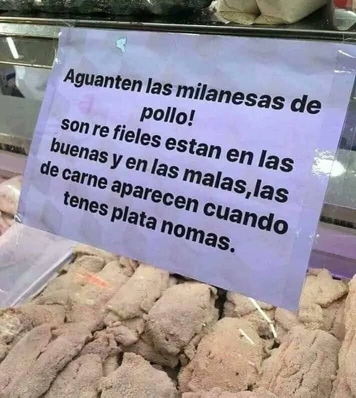 umeturrito's tweet photo. gente ustedes prefieren milanesas de carne o de pollo? (o de berenjena si no consumen carnes) https://t.co/ox5bEPIFgS