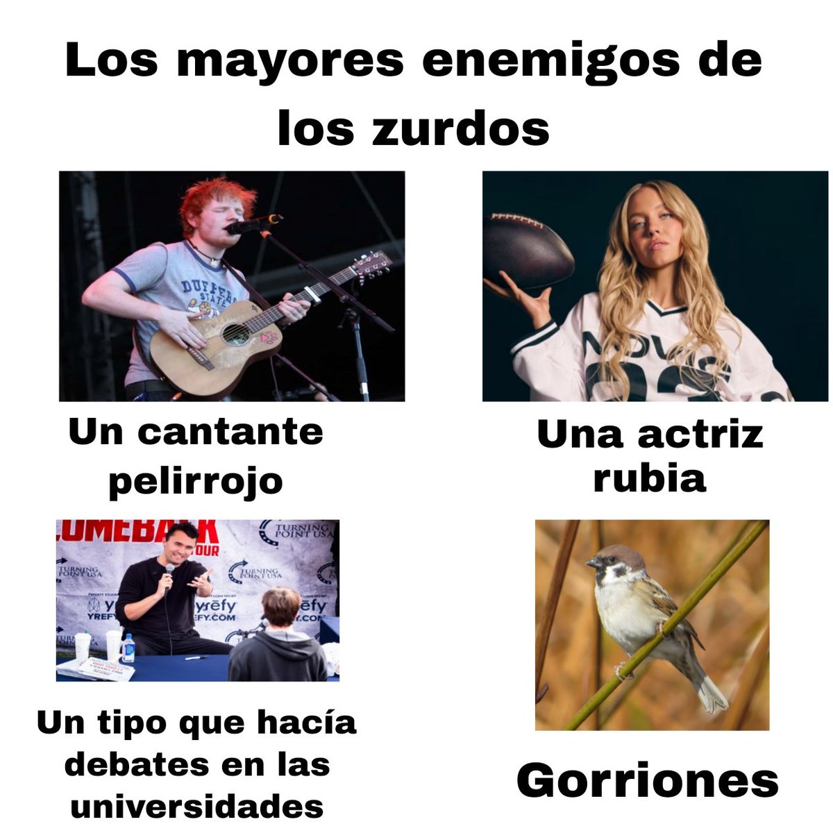 NoVive_Socialis's tweet photo. Los mayores enemigos de los zurdos https://t.co/qMluiiFn0H