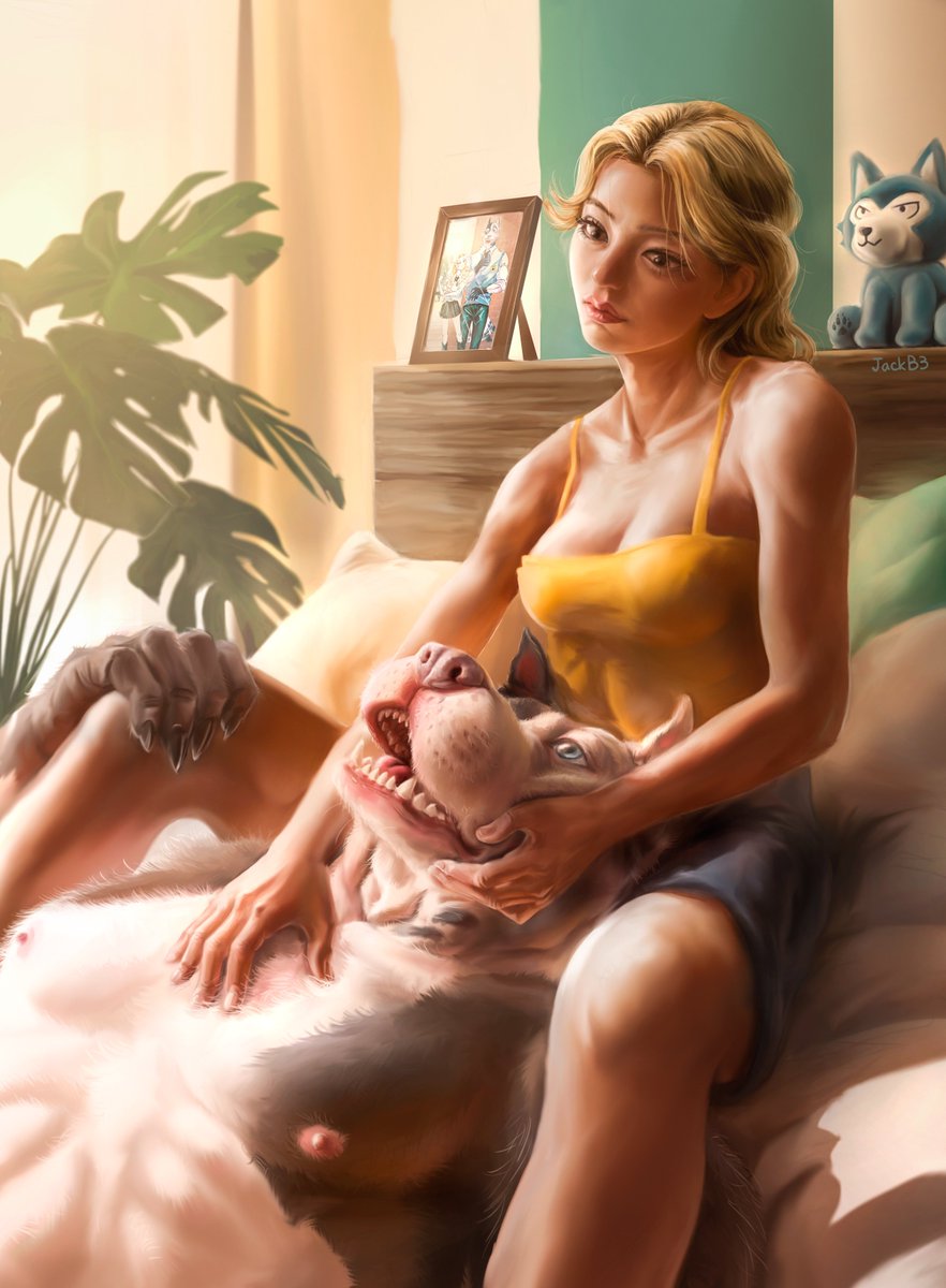 JackB3zZ's tweet photo. Ao and Taika's cozy hangout at home🥰 honestly, I just wanted to draw a buff Taikа (4 days of work) I'm sorry, Itagaki-san, for mentioning you so often. https://t.co/dvXwQ9z2Q1