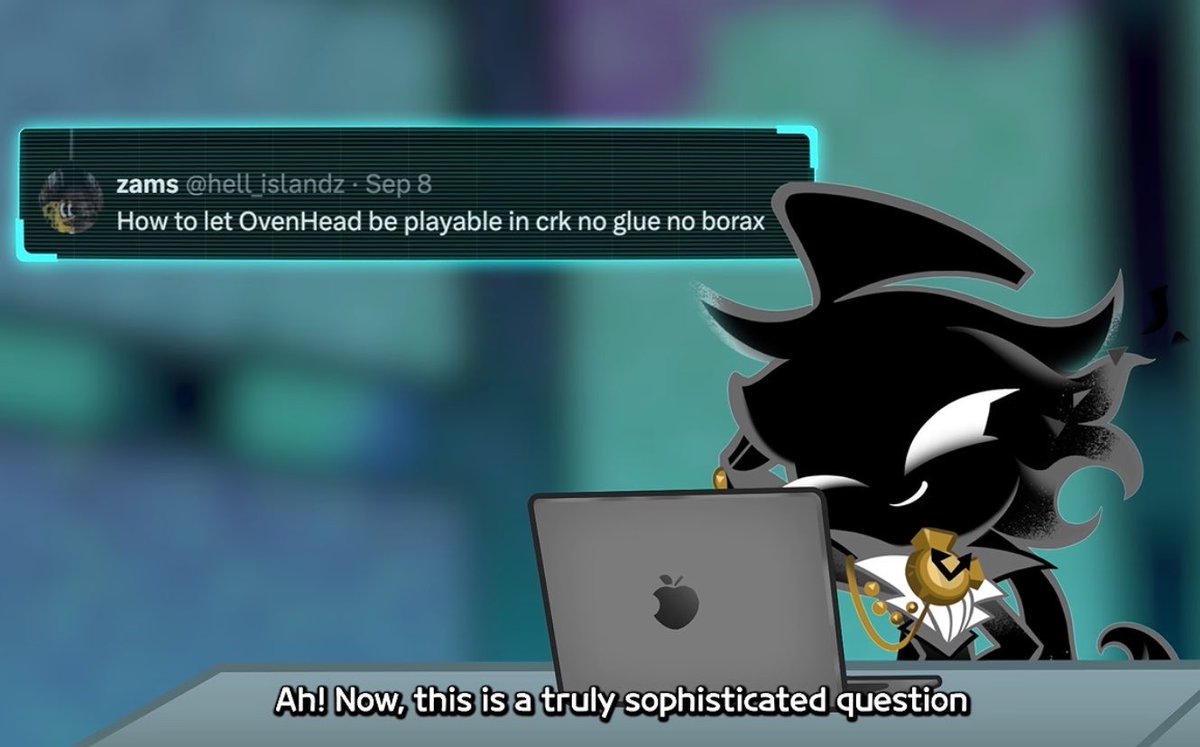 Sojin_88's tweet photo. SCOOP LET HIM TELL US IF OVENHEAD COOKIE IS PLAYABLE https://t.co/y6R5FslY7m