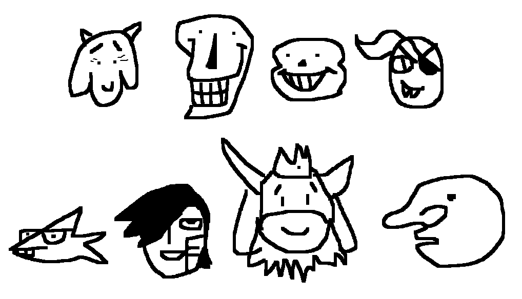 Trollilingus's tweet photo. undertale's designs are so iconic you could draw them extremely poorly and still have something recognizable https://t.co/I4z67CWYke