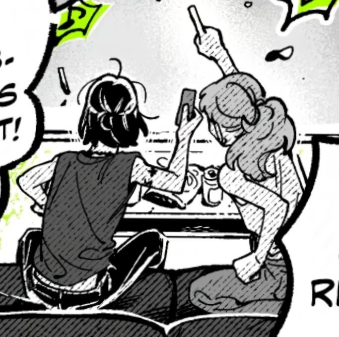 bluemitsuaya's tweet photo. new green yuri chapter today! https://t.co/enkw9Ag2r5