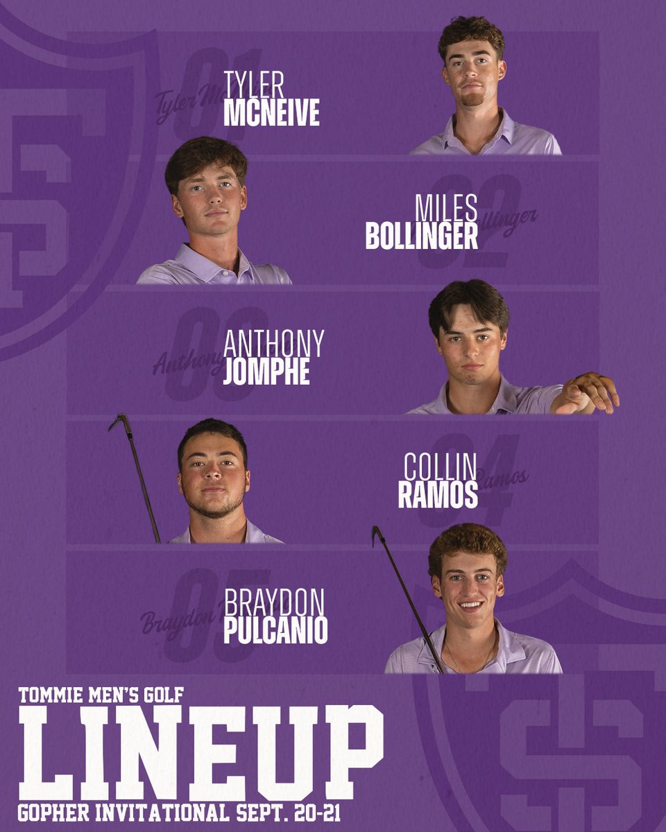 TommieMGolf's tweet photo. Everybody in action tomorrow🏌️‍♂️

🏆 Gopher Invitational
📅 Sept. 20-21
⛳️ Windsong Farm 
📍 Independence, Minn. 
📊 https://t.co/zec7Uxlnt9

🏆 Minnesota Golf Classic
⛳️ Pioneer Creek
📊 https://t.co/pPRSo8ey9Y

#RollToms https://t.co/HlJwk1XZXL
