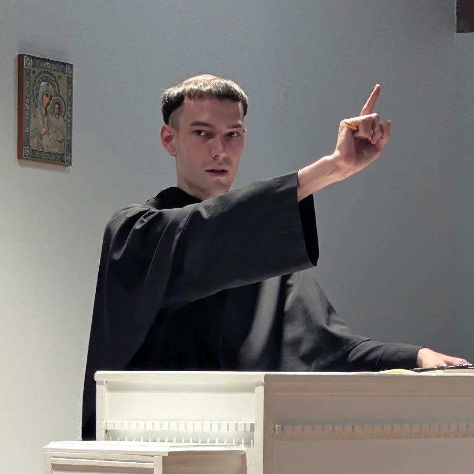 reg_augustini's tweet photo. This Wednesday Br. Anson Marie visited St. Barnabas Cathedral in Dunwoody, GA to talk about religious life and raise money for the Community. This Sunday he will also speak and engage with the laity. Pray for us and that God would provide as we venture into a new age of devotion! https://t.co/CUAkvSDFYd