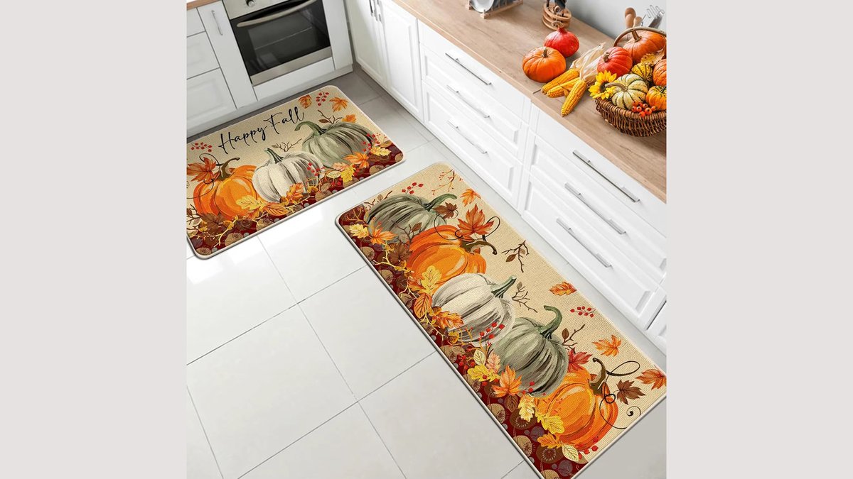Sablewyn's tweet photo. 🎃🍂Fall is in the air! Bring cozy autumn vibes into your kitchen with our Fall Pumpkin-Themed Kitchen Mats.🧡🏡 
Their festive pumpkin design adds the perfect seasonal touch!
🛒Shop now: https://t.co/zzVuoEiTA9

#FallDecor #PumpkinDecor #KitchenDecor #AutumnVibes #Sablewyn https://t.co/M9m2F5BJ0k