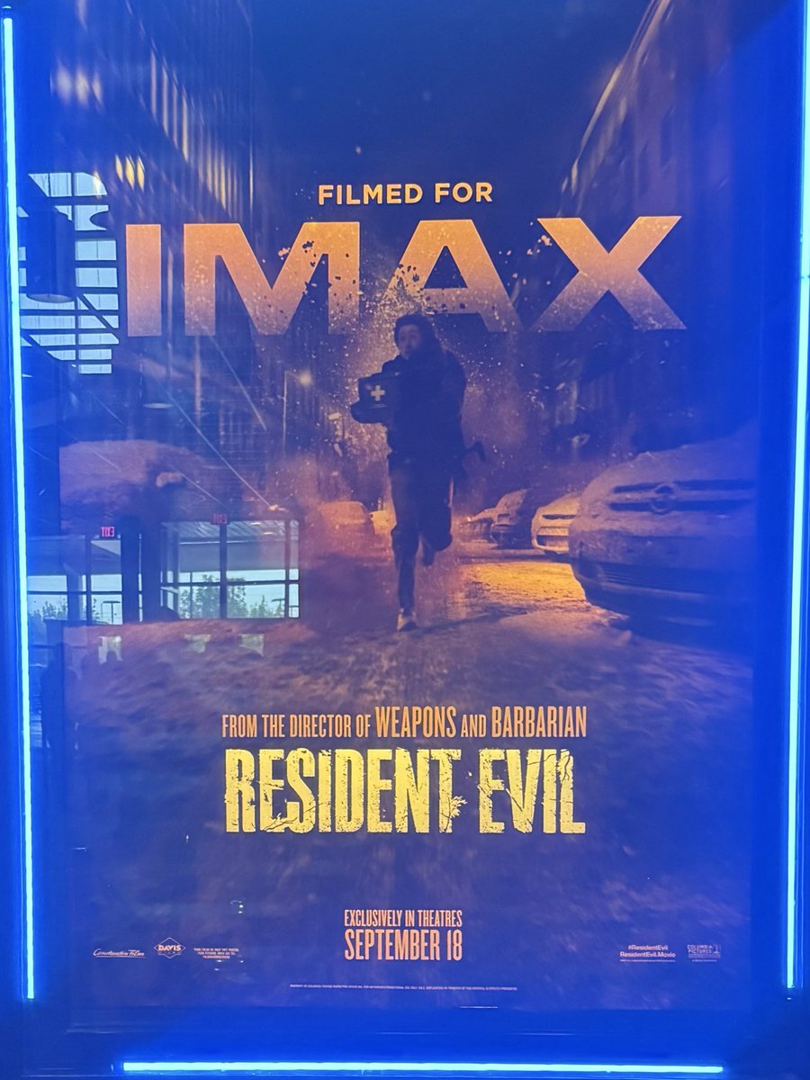 MojoMooseMan's tweet photo. Number 43 for the year #atAMC A-List movie Matinee. #ResidentEvilγ
€ Not my usual genre but this movie Got Me more than a few times. Great movie with main characterβs share of humor! Go see it! #AMCNEVERLEAVING #AMCSTRONG https://t.co/0kjAuIyxkN