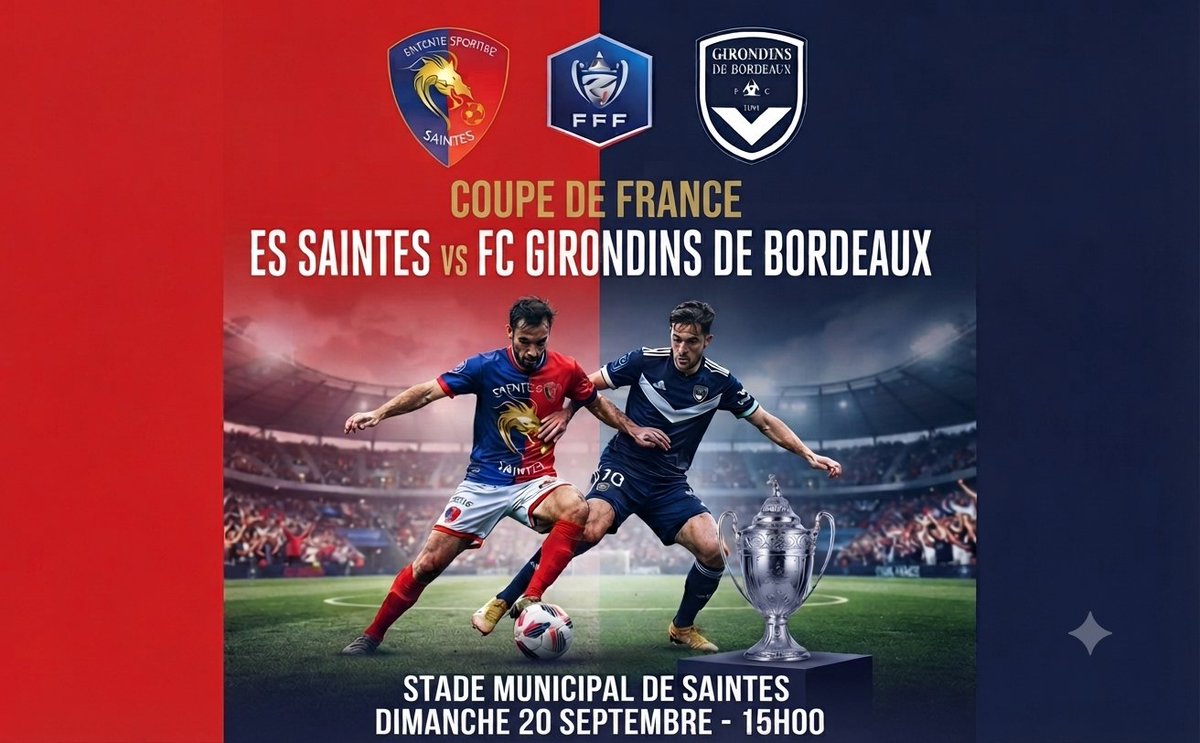 87Ultramarin's tweet photo. ๐จ MatchDay
๐: @coupedefranceCA
โฝ๏ธ: Es Saintes ๐ @girondins
๐๐ Stade Yvon-Chevalier
โ๏ธ: 1๏ธโฃ5๏ธโฃH
๐บ: @tv7_sudouest
๐ฑ: #ESSFCGB https://t.co/9n0xkDAdJs
