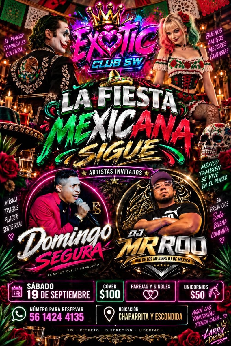ClubExoticSW's tweet photo. Hoy en Exotic Sw Neza https://t.co/O8JrZo053P