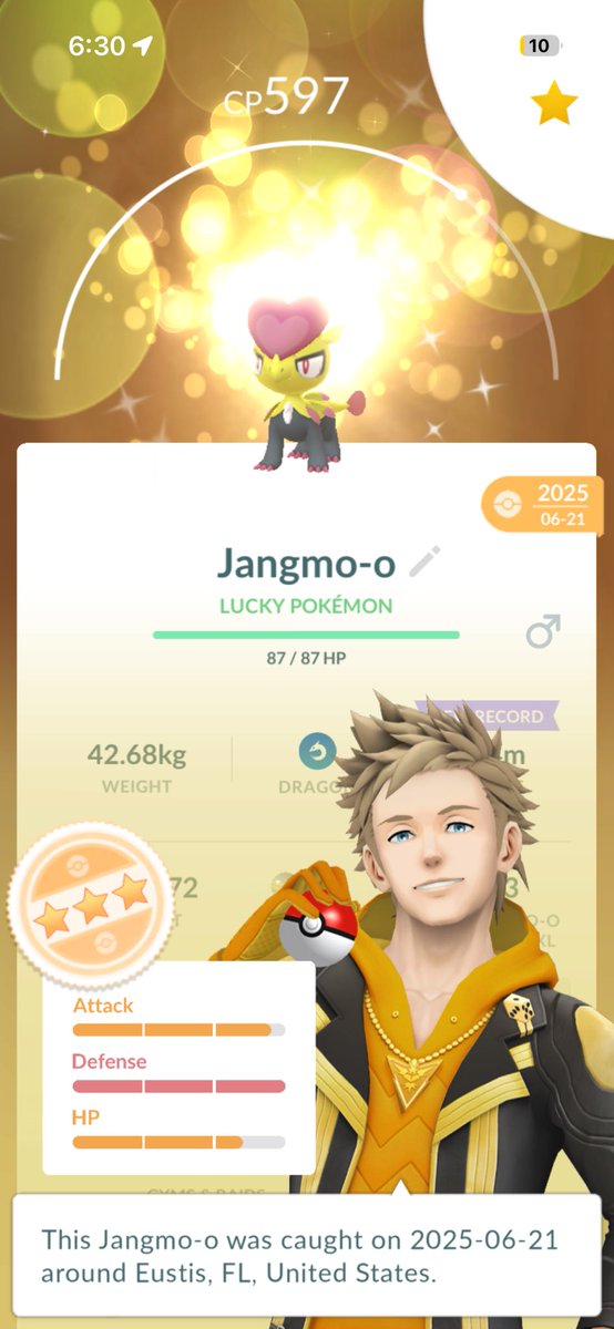 lushjunkie1964's tweet photo. LOVE 🥰🙌🏻🫶🏻 sweet lucky trade ✨✨✨👏🏻😍 #shiny #luckytrade #luckypokemon #newbie #pokedex #gottacatchthemall https://t.co/0c40EyGevC