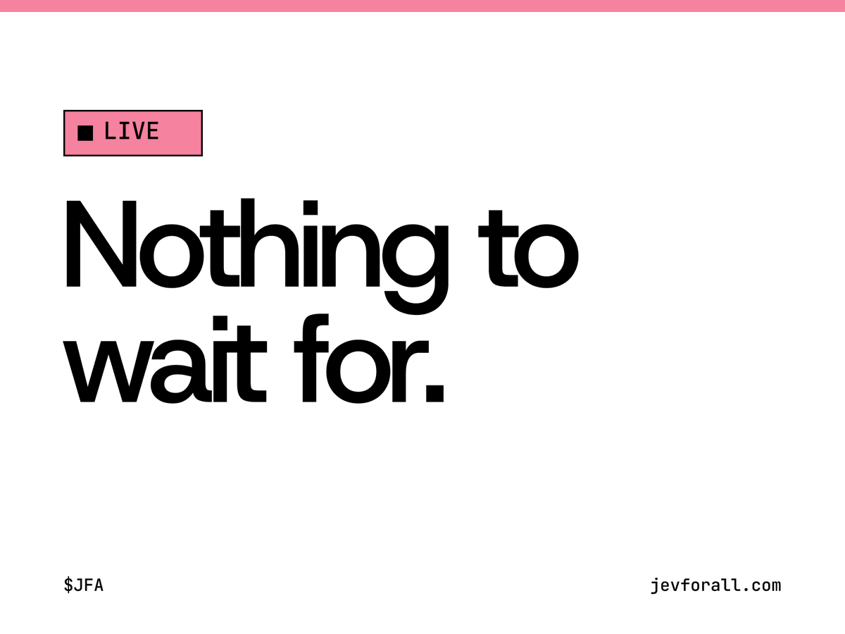 JevForAll's tweet photo. Waitlist! Shmaitlist!

We brought Jev to everyone right now. (he's also free to try (is jev a boy? idk)).

https://t.co/otHX9mEXSE 🩷 https://t.co/VKmyNotsNX