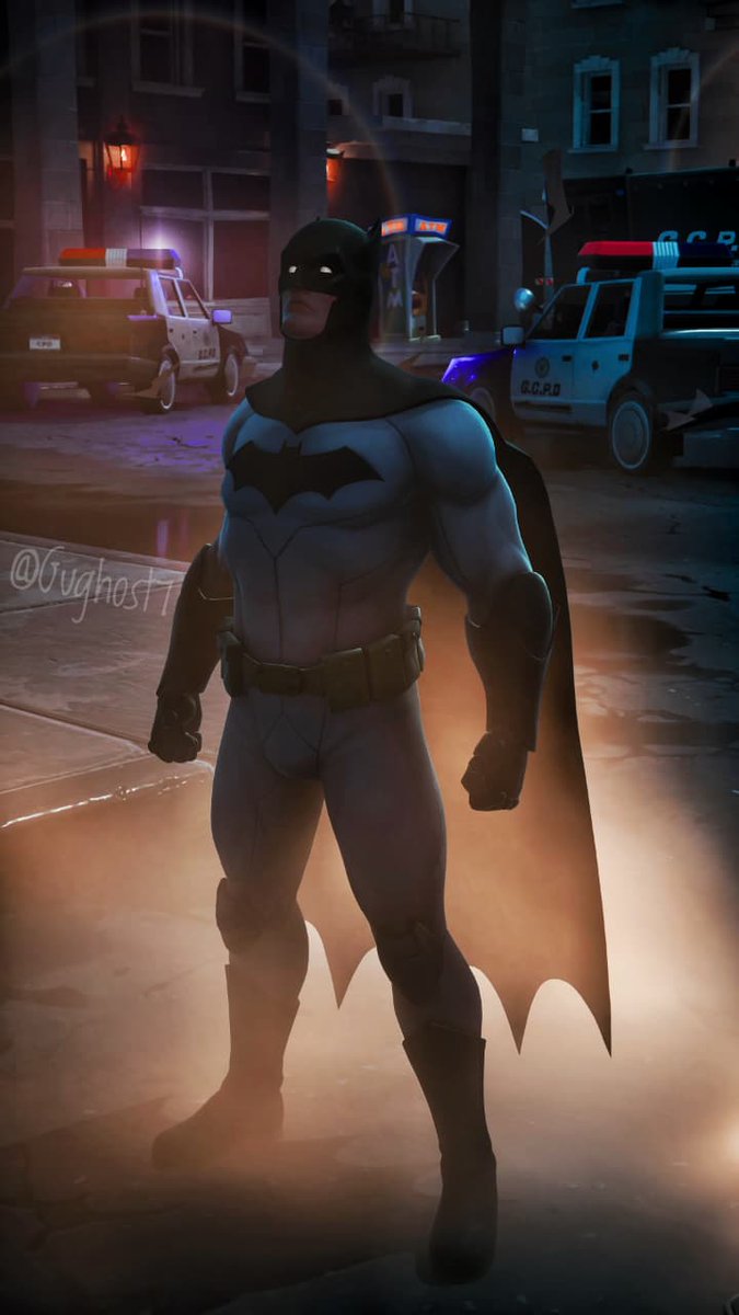 Gughost77's tweet photo. Eu ja fiz mais de 10 post de fotos de diversas skins do Batman, estas aqui são simbólicas, eu comecei a jogar fortnite por causa desta skin, mas não consegui jogar na época de Gothan no OG, hoje eu pude jogar, está muito bonito visualmente e ainda é especial
#BatmanDay #Fortnite https://t.co/nqizEbVt96