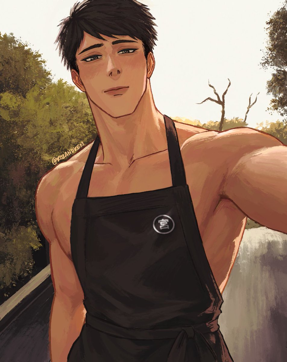kozandken's tweet photo. well hello #osamumiya #haikyuu https://t.co/A9y94y033R