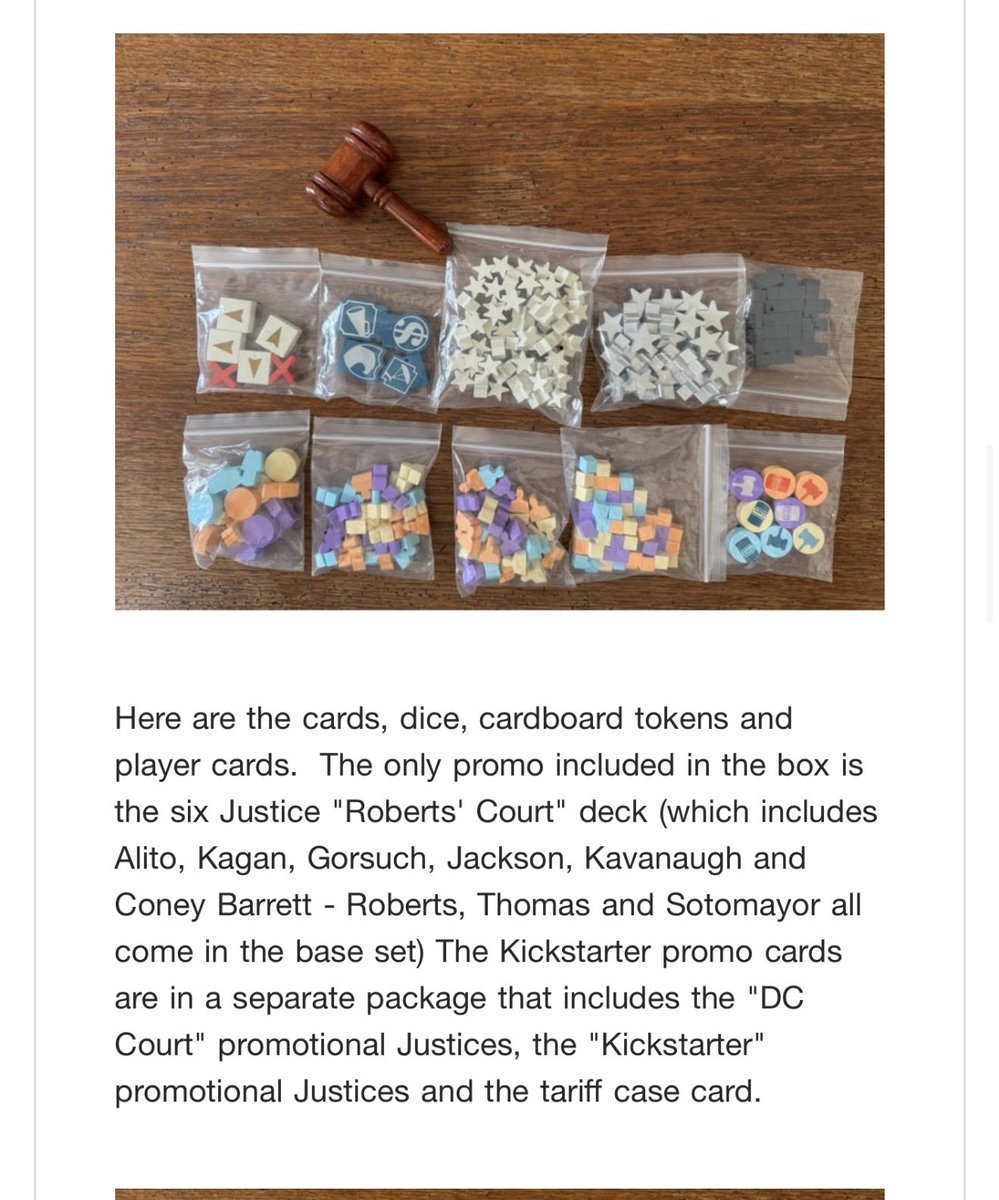 JudgeDillard's tweet photo. Thank you to @fortcircle for the update about (what should be) this year’s hottest Christmas gift—the “First Monday in October” board game. https://t.co/b5q14sEV8L