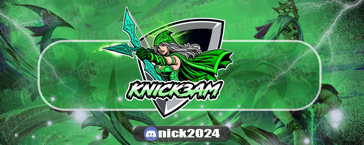 lyramarlin's tweet photo. Throwback to this custom logo &amp; banner set I designed for @GhoulKnick  back in January

Still one of my favorite branding packages to work on, Loving how clean the design holds up

Looking to level up your stream graphics or channel visuals? My DMs are open for commissions :D https://t.co/Mk56oK1f69