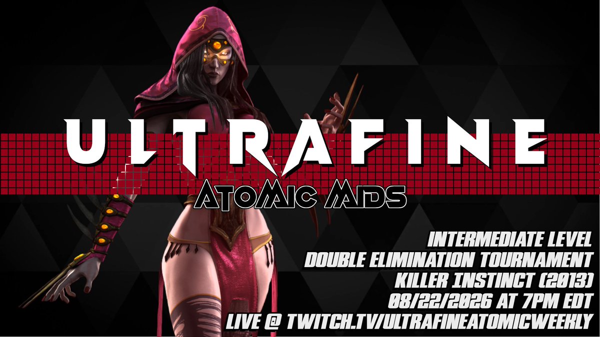 UltrafineWeekly's tweet photo. The stream is live!
starts in 15 mins
SIGN UP NOW

This weekend is a double elim bracket for intermediate and below players. Any player who hasn't made Top 3 in a Weekly or Monthly is able to join! #PlayKI

Signup: https://t.co/XYEuA6Eact

Stream: https://t.co/HZNSV0yAJH https://t.co/rxpRQ9k9sP