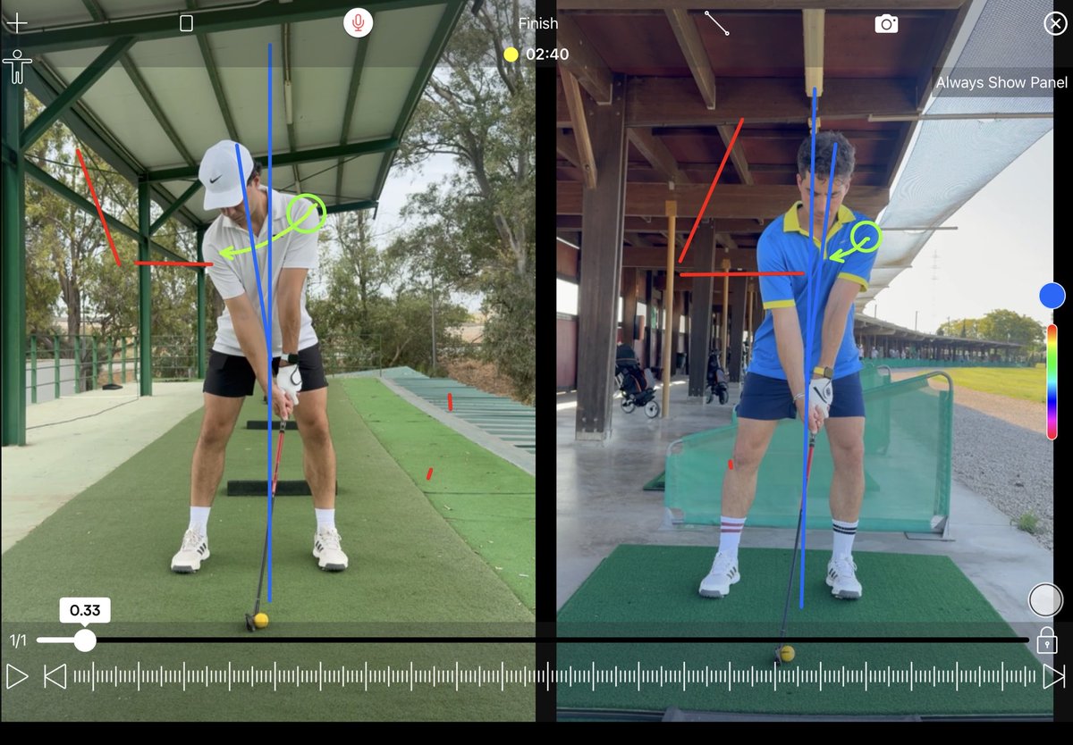 thelonelygolf's tweet photo. Blue: my swing 4 months ago.
White: my swing nowadays 🏌️‍♂️

I can’t thank enough having one of the best professors in the world. 

Don’t doubt. Hire a good one or die trying. ⛳️🔥 https://t.co/EuWqzGcgGu