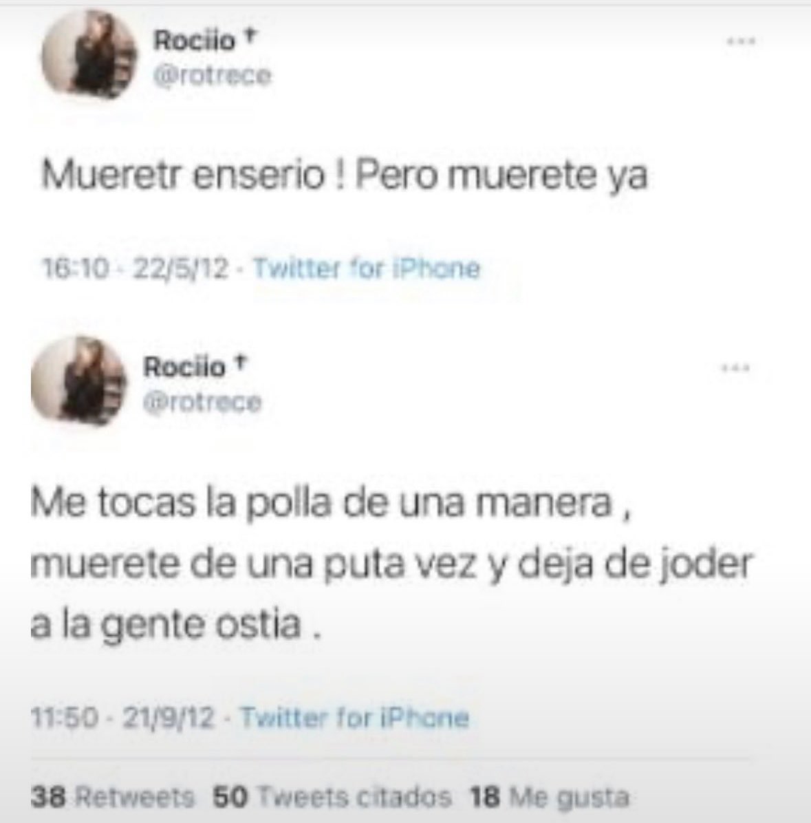 Taniaajaen's tweet photo. @Eli59029517 Que hable de Olga que si es su madre o con esa no puede sacar dinero cada 3 semanas con el mismo cuento de siempre? https://t.co/p8qpUsJmIr