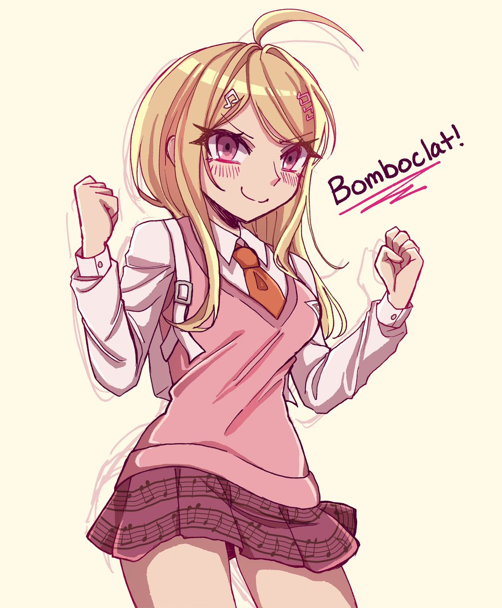 kaeratts's tweet photo. Kaede hit the Bomboclat button #danganronpa https://t.co/FUoU3VrSAa